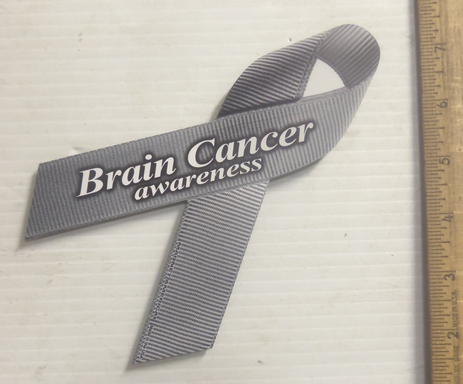 Brain Cancer Awareness Magnetic Ribbon