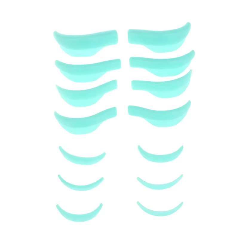 Wholesale 7Pairs Silicone Eyelashes Perming Curler Eyelash Perming Pads Reusable