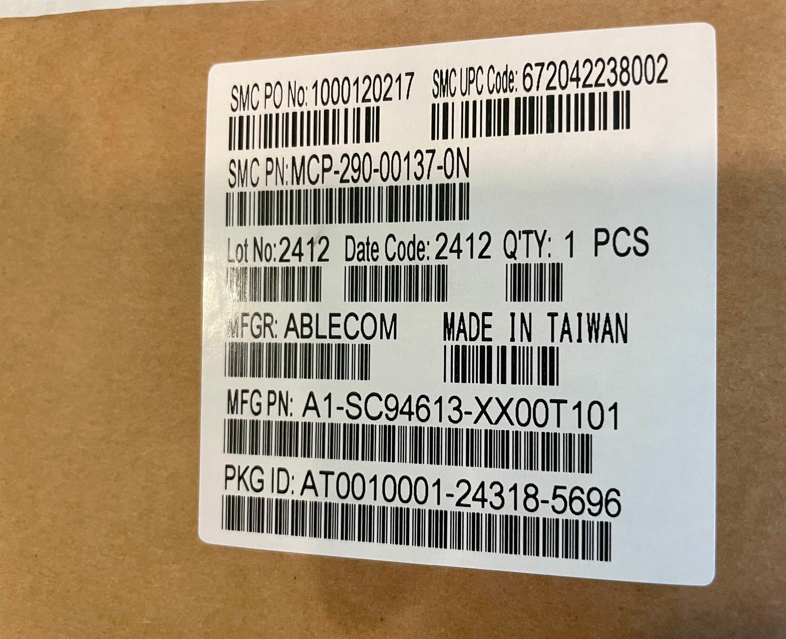 SuperMicro MCP-290-00137-0N Rail set, Auto-latch, quick/quick, default 4U 17.2"W