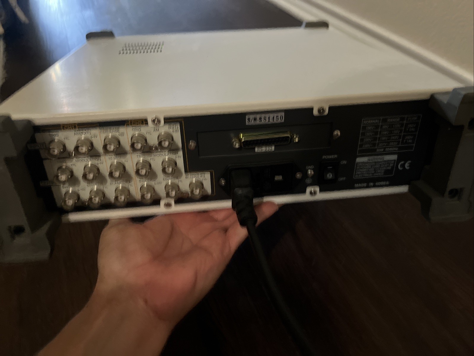 Protek 9302 31 MHz Synthesized Function / Arbitrary Waveform Generator