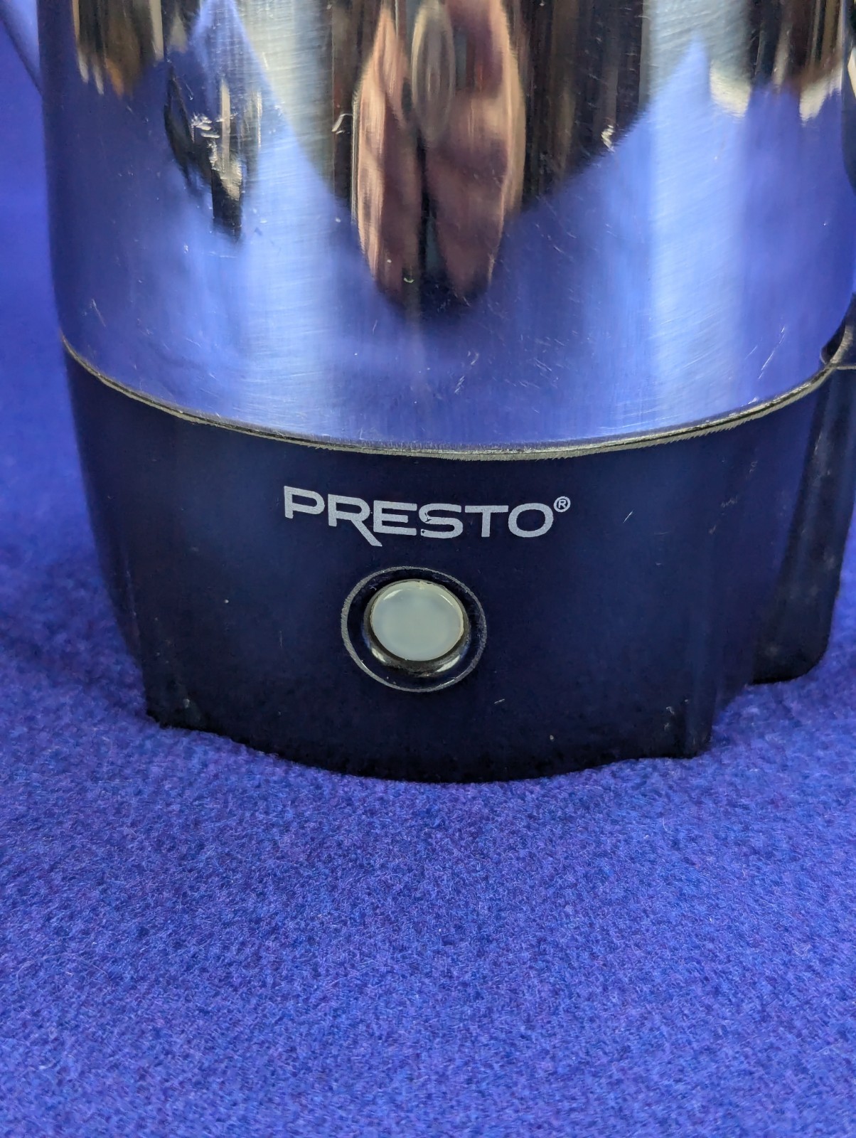 PRESTO Super fast Fully Automatic Percolator MODEL 0282202 Chrome Coffee Brew