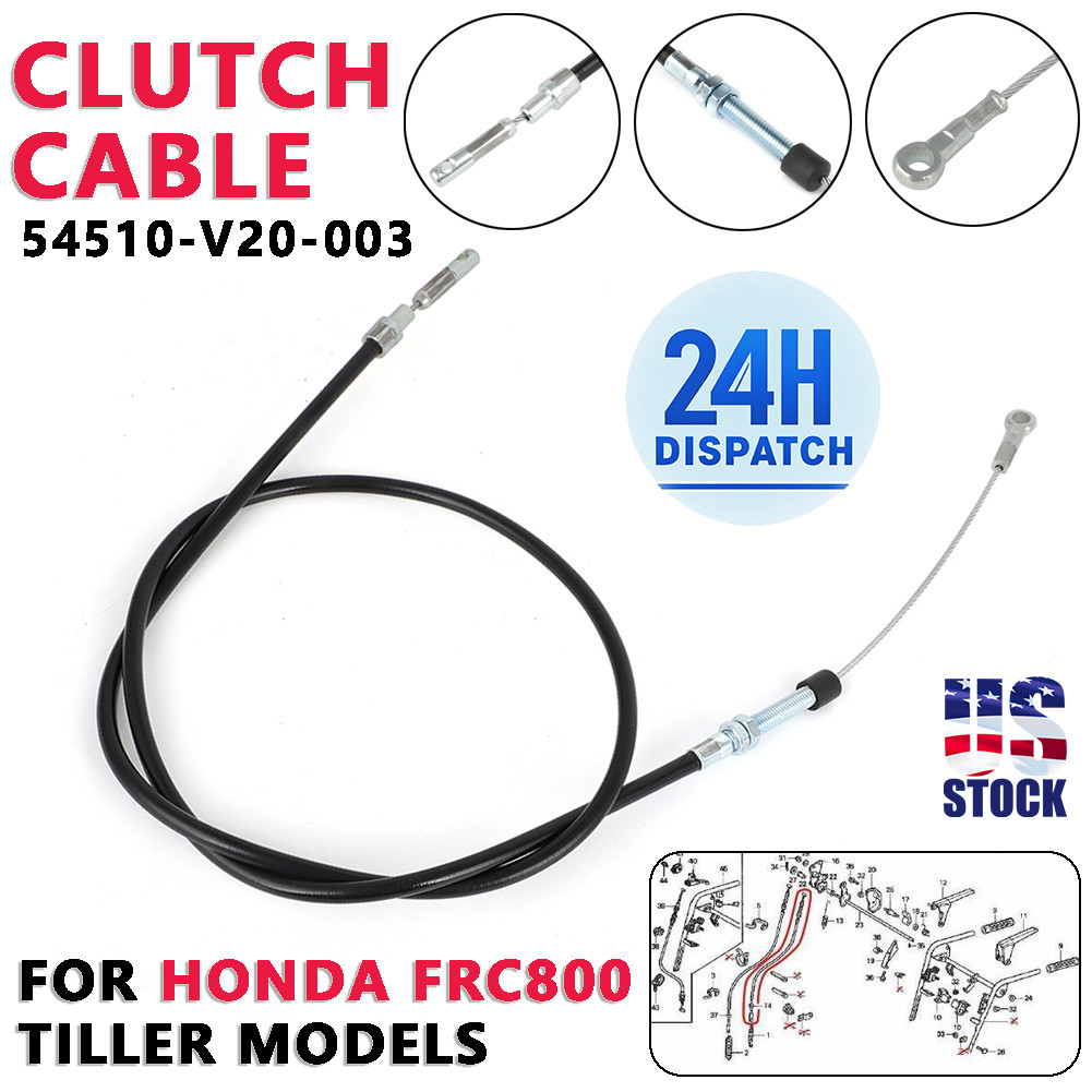For Honda Cable Clutch FRC800 FRC 800 TILLER 54510-V20-003 , About 51.6" Cable