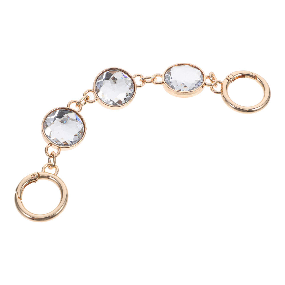 Crystal Chain Shoulder Strap Purse Extender Chains Thick for Making Bag