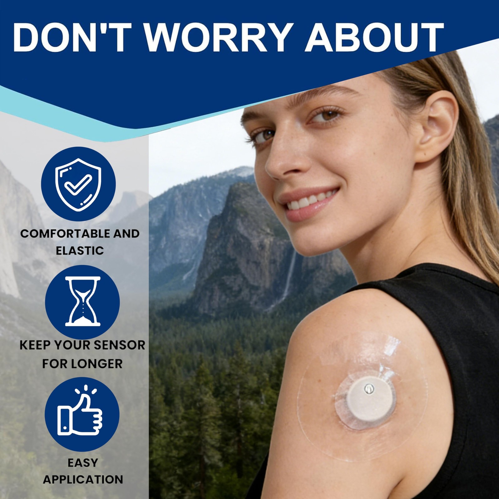 libre 3 plus sensor covers waterproof-40 Pack 40 Pack, For Libre 3,white