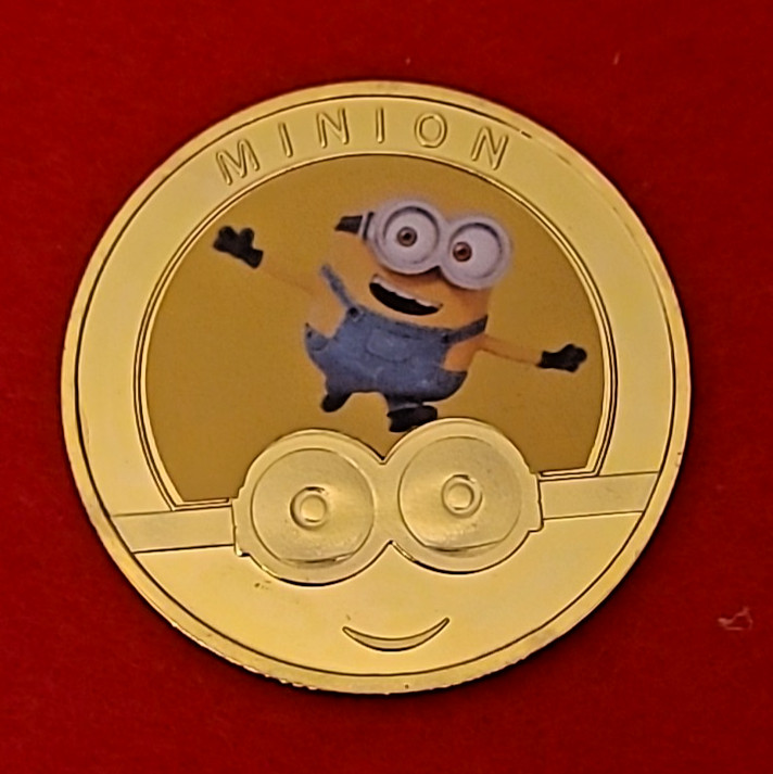 Illumination Minions Bob Gold Plated Commemorative Collective Coin