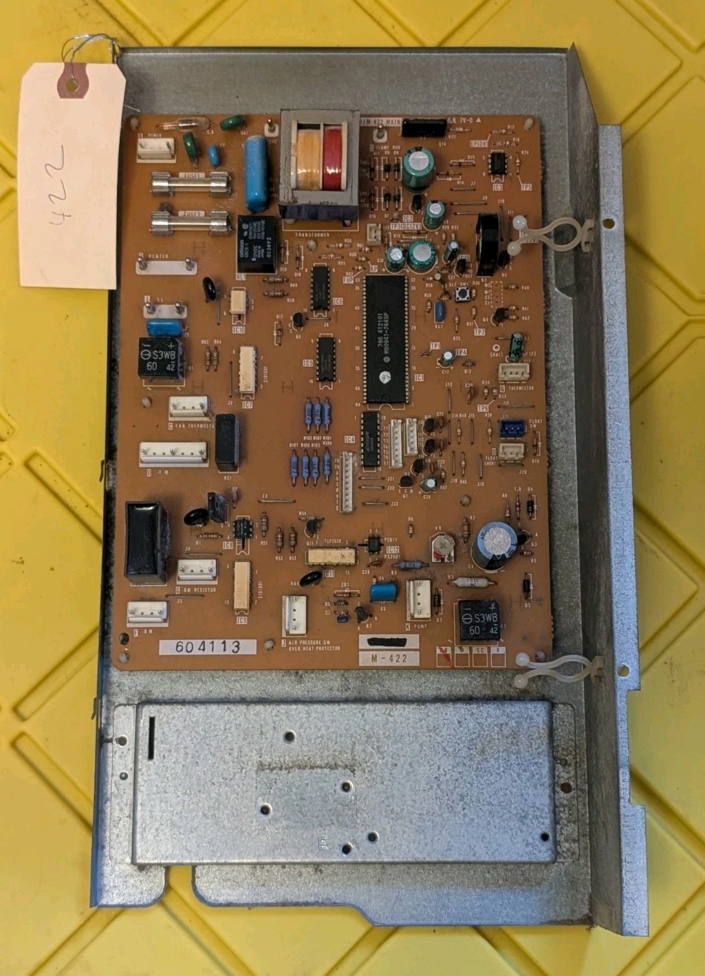 MPI Monitor Heater 422 Main Control Circuit Mother Board Part# 6252 Main Used