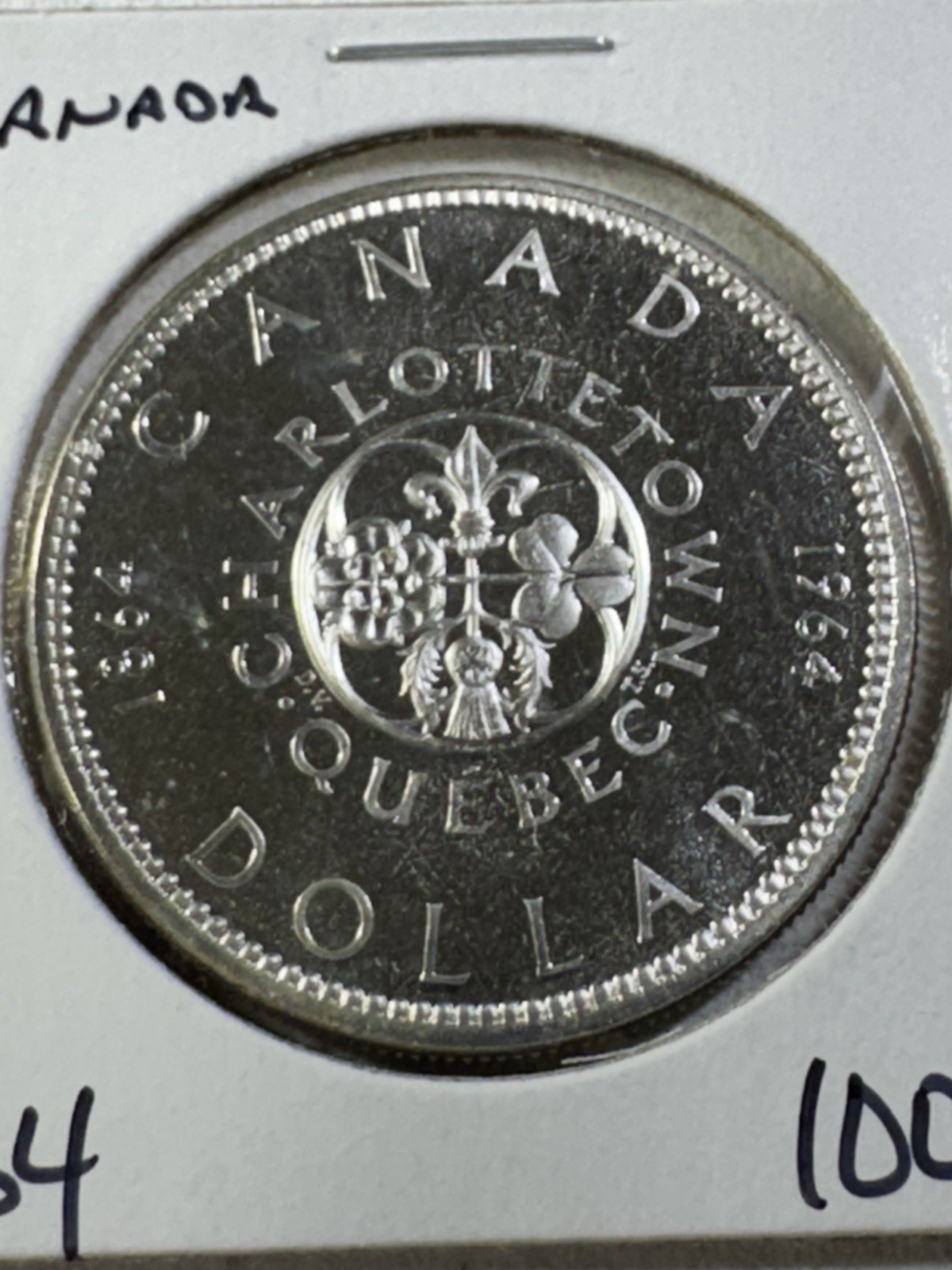 1964 Canada $1 Silver Coin Charlottetown