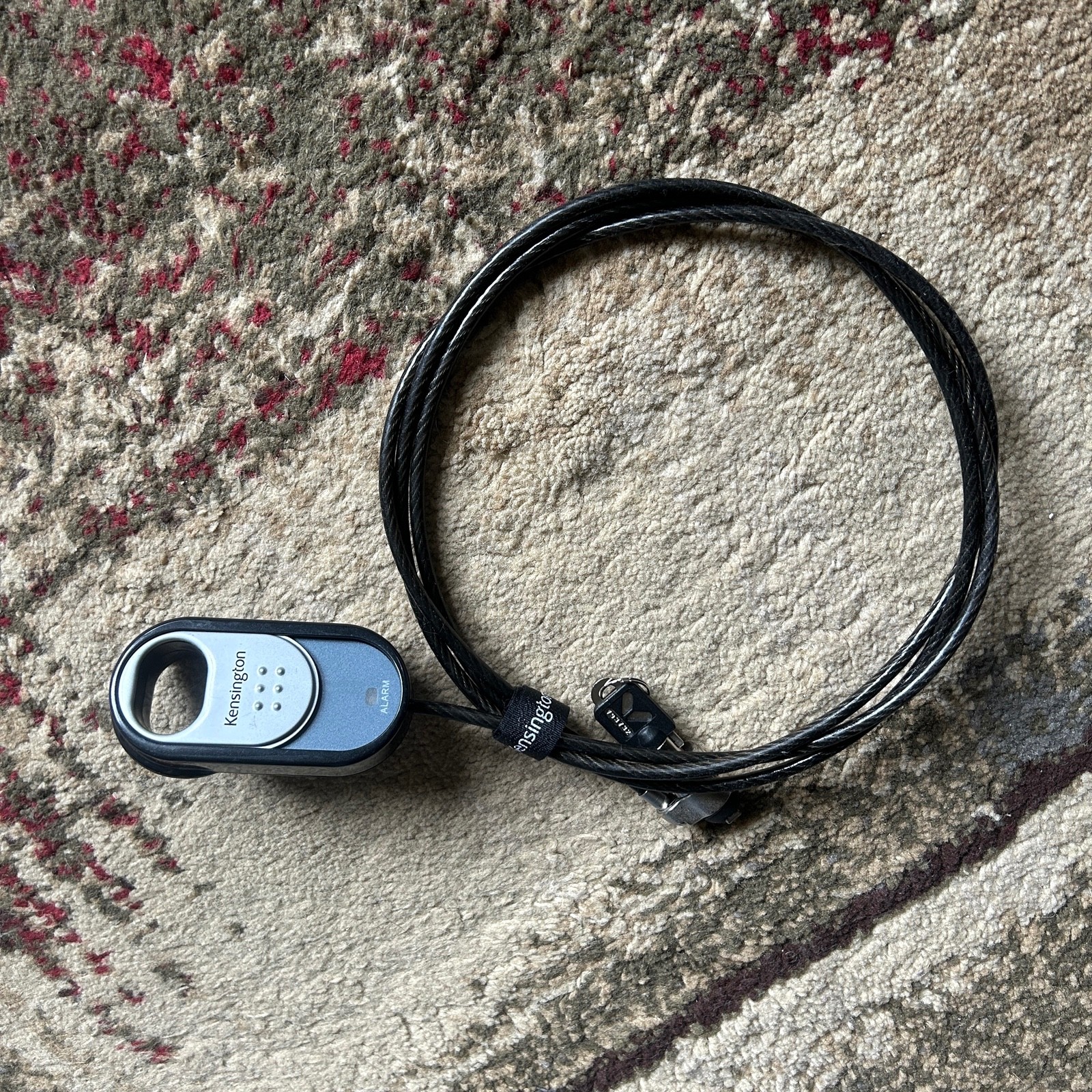 Kensington 6 Ft MicroSaver Alarmed Laptop Computer Peripheral Cable Lock K64196