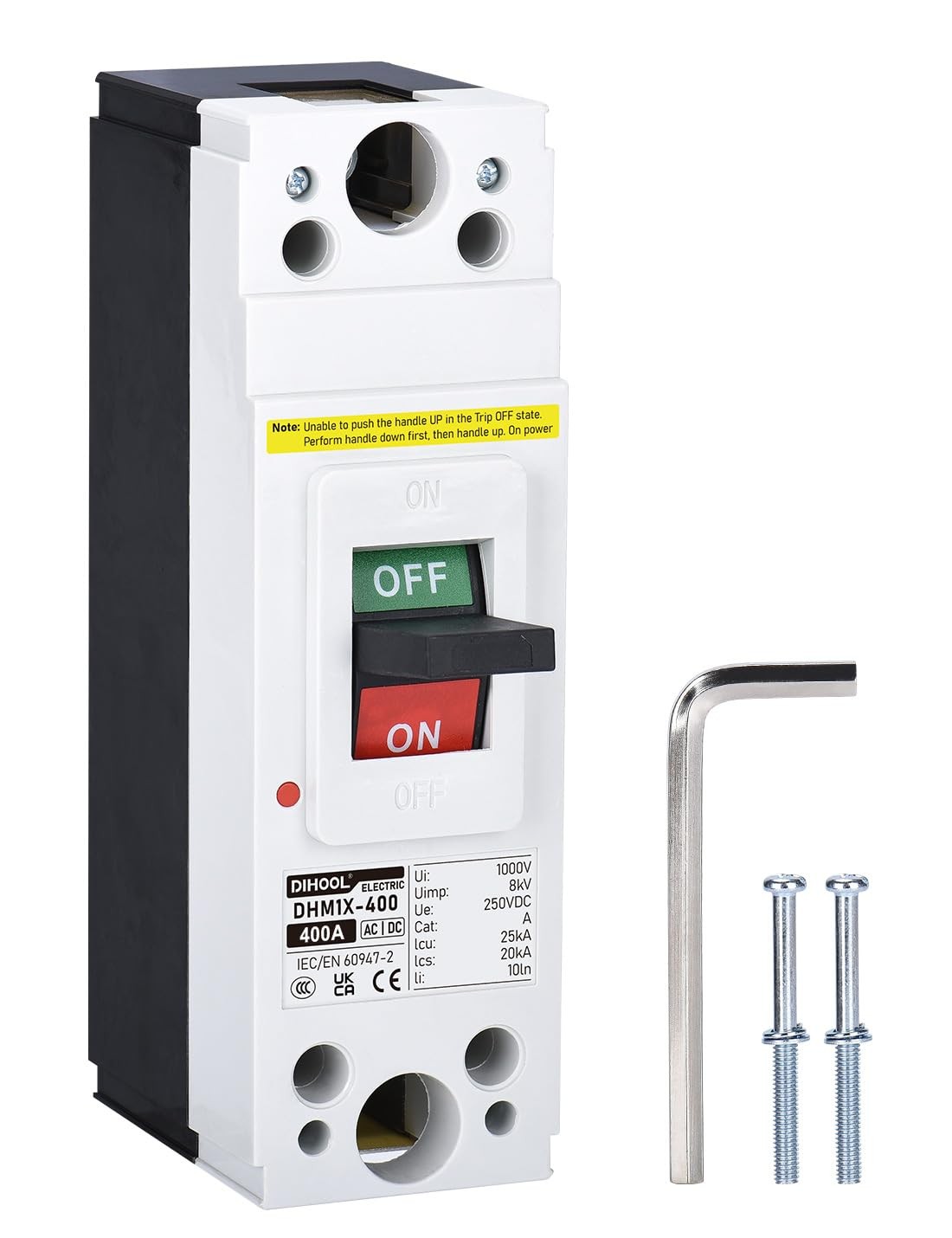 Dihool 400 Amp Heavy Duty Battery Disconnect Switch Dc Circuit Breaker For Car
