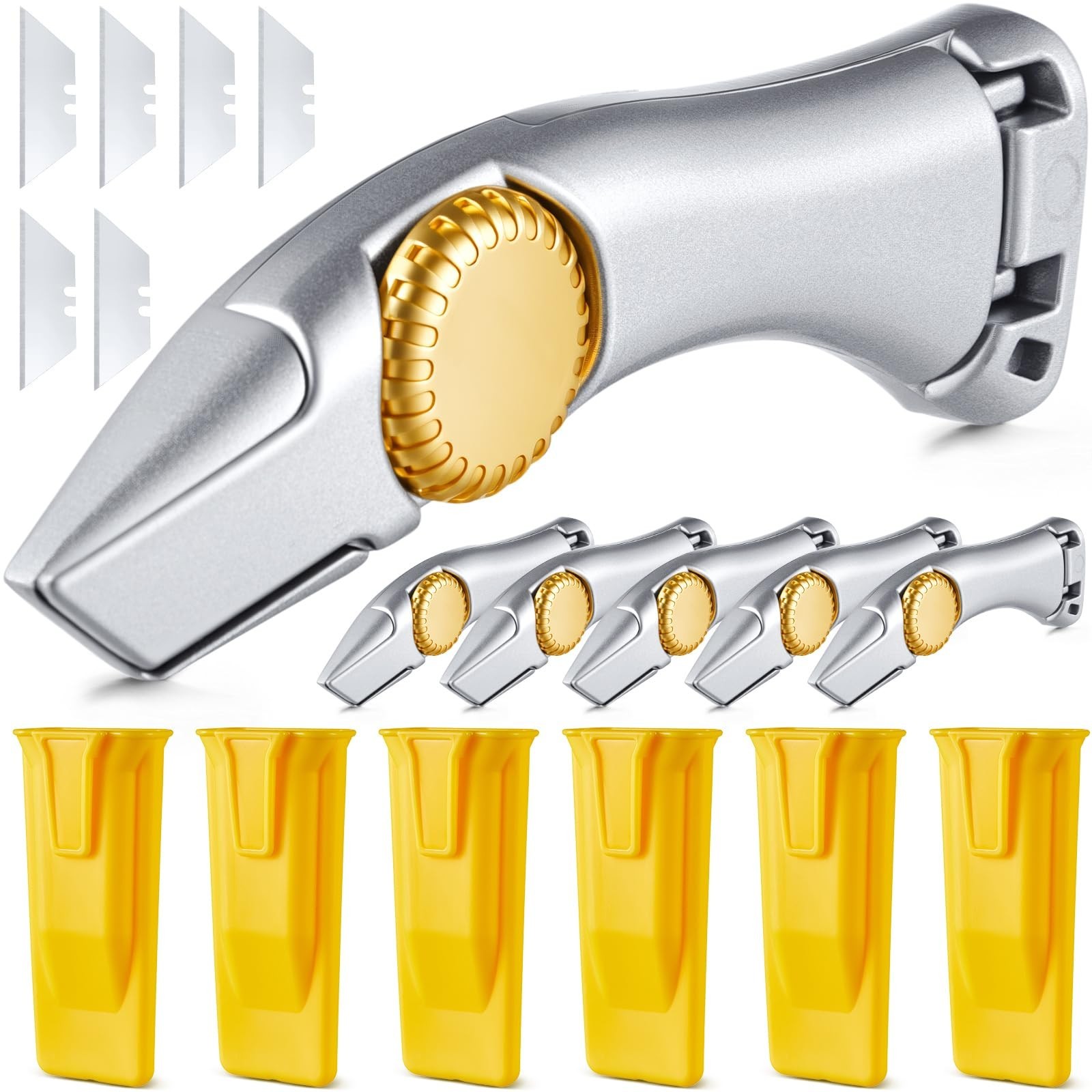 6 Pcs Roofing Knife with Fixed Blade Heavy Duty Utility Knives for ... Fast Ship