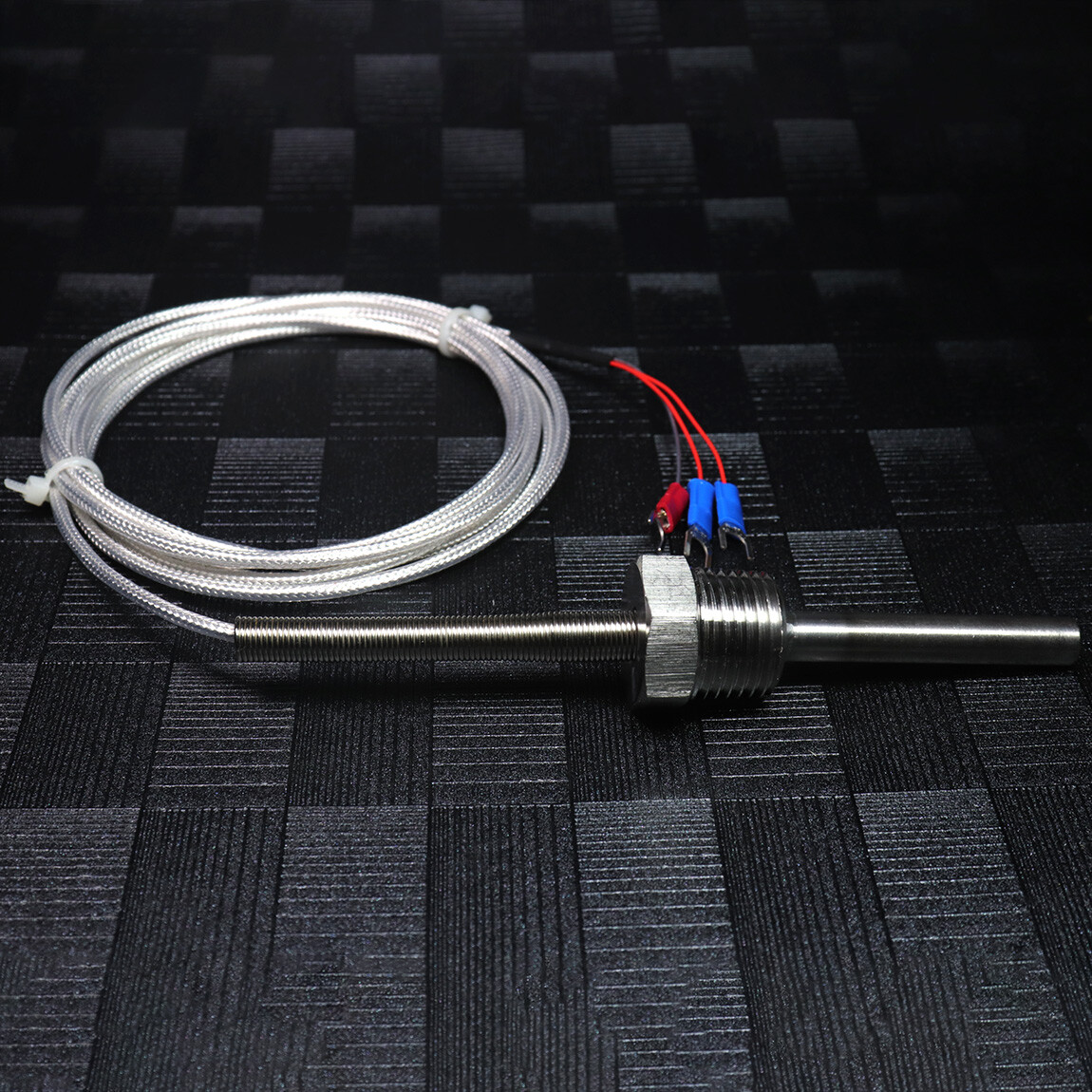 K Type Thermocouple Probe, 1/2" Thread Temperature Sensor Head