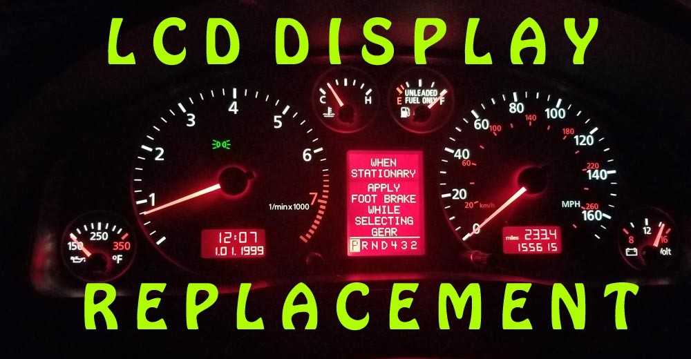 AUDI A3 A4 A6 S6 1998 TO 2002 CLUSTER PRICE ADJUSTMENT TO REC 5169