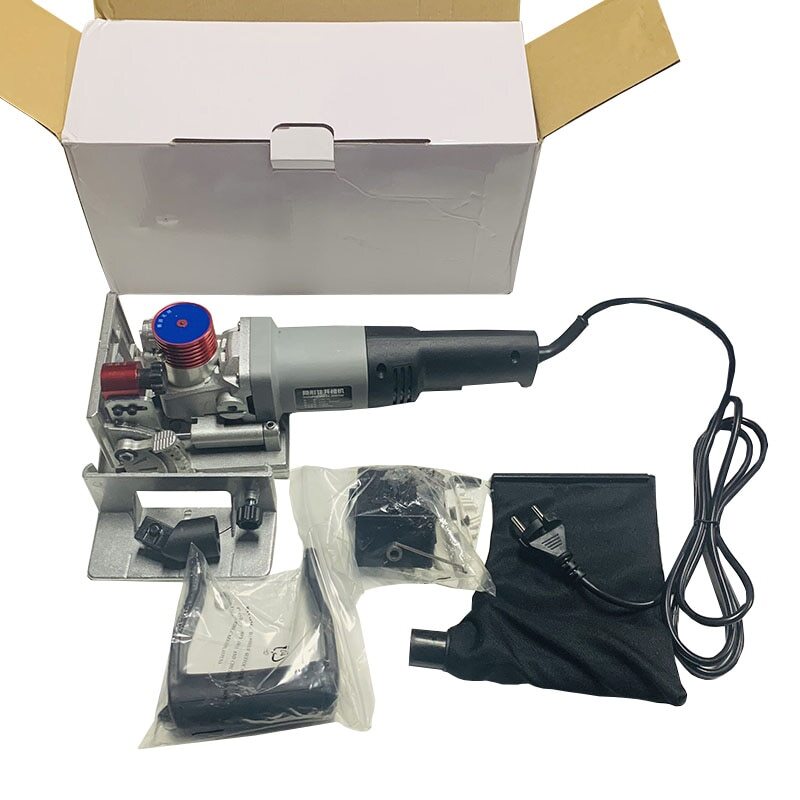 Woodworking Slotting Machine Angle Adjustable Non-hole Splicing Slotting Machine