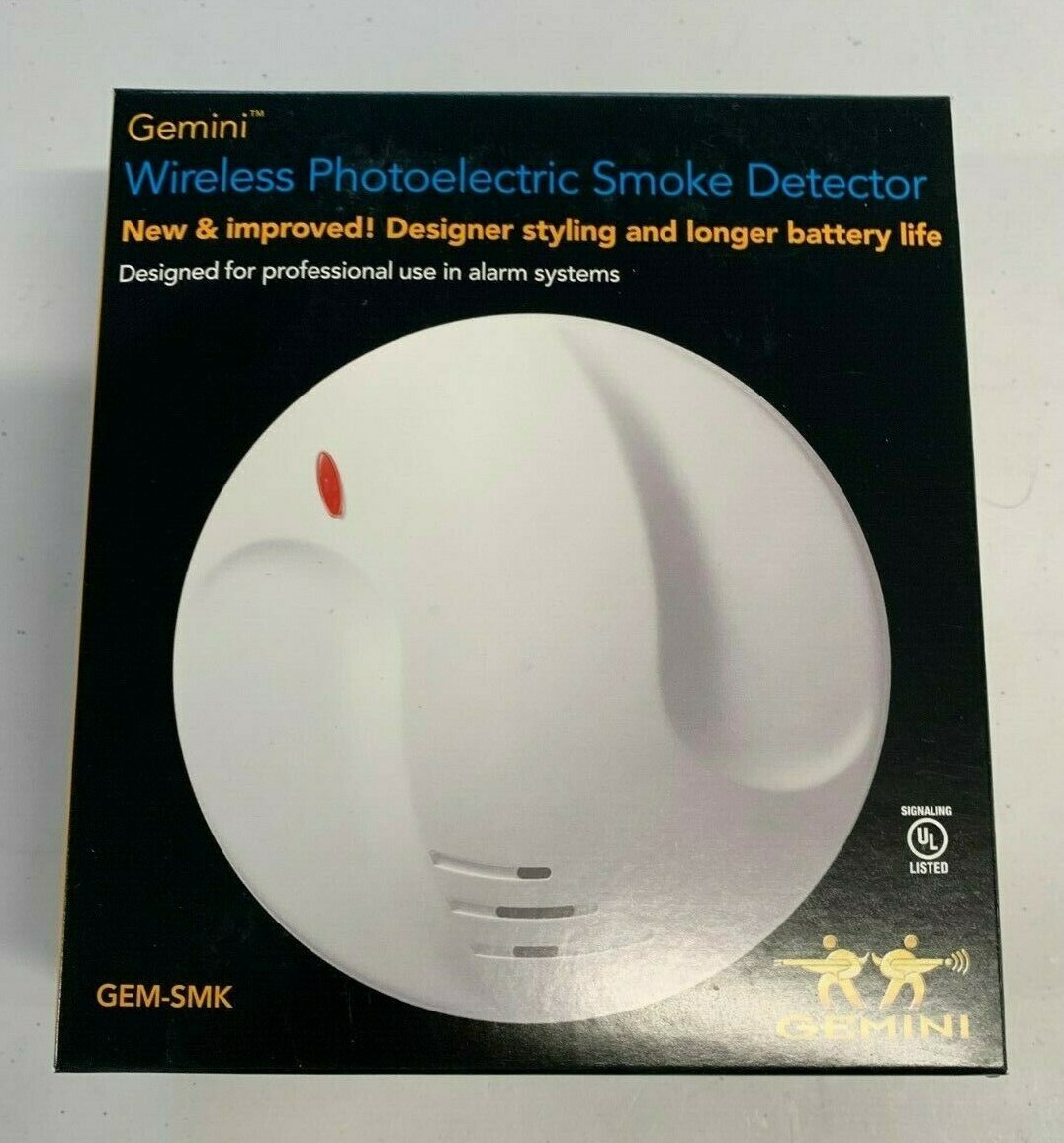Napco Gemini Wireless photoelectric Smoke Detector  (GEM-SMK) long battery life