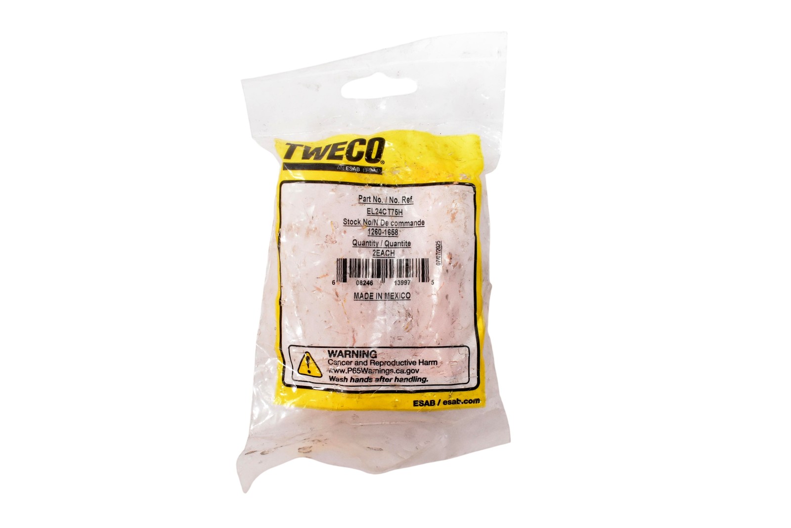 Tweco MIG Welding Nozzles Copper EL24CT75H 2 Pack Welding Gun Tips Heavy Duty