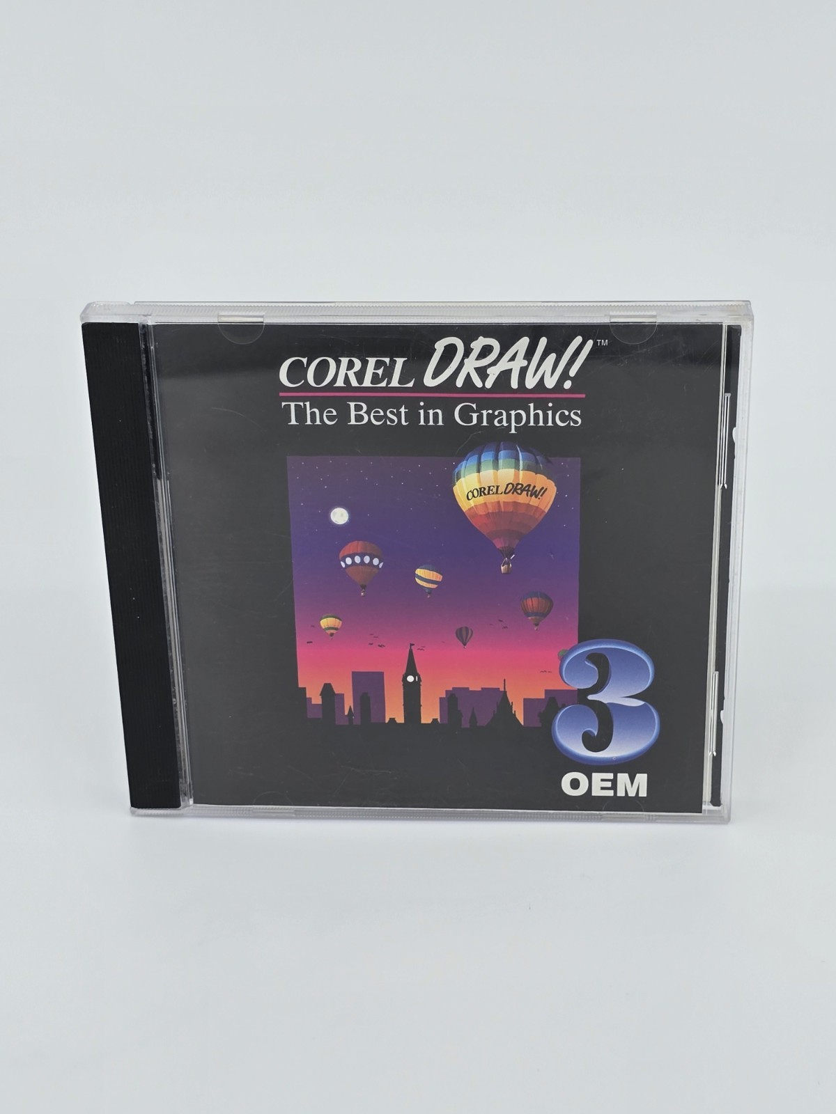 CorelDRAW 3 OEM CD-ROM + Manual