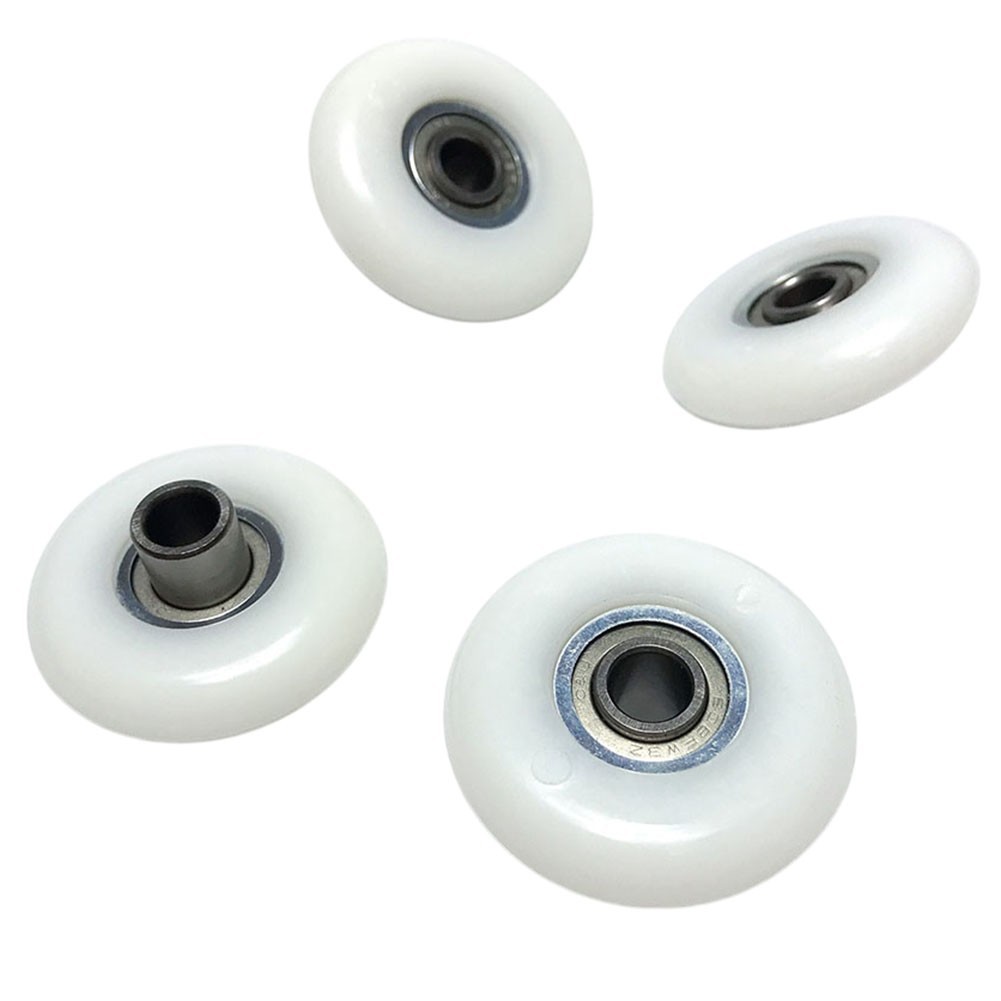 Robust Rowing Machine Seat Wheels Complete Set of 4 for Enhanced Performance