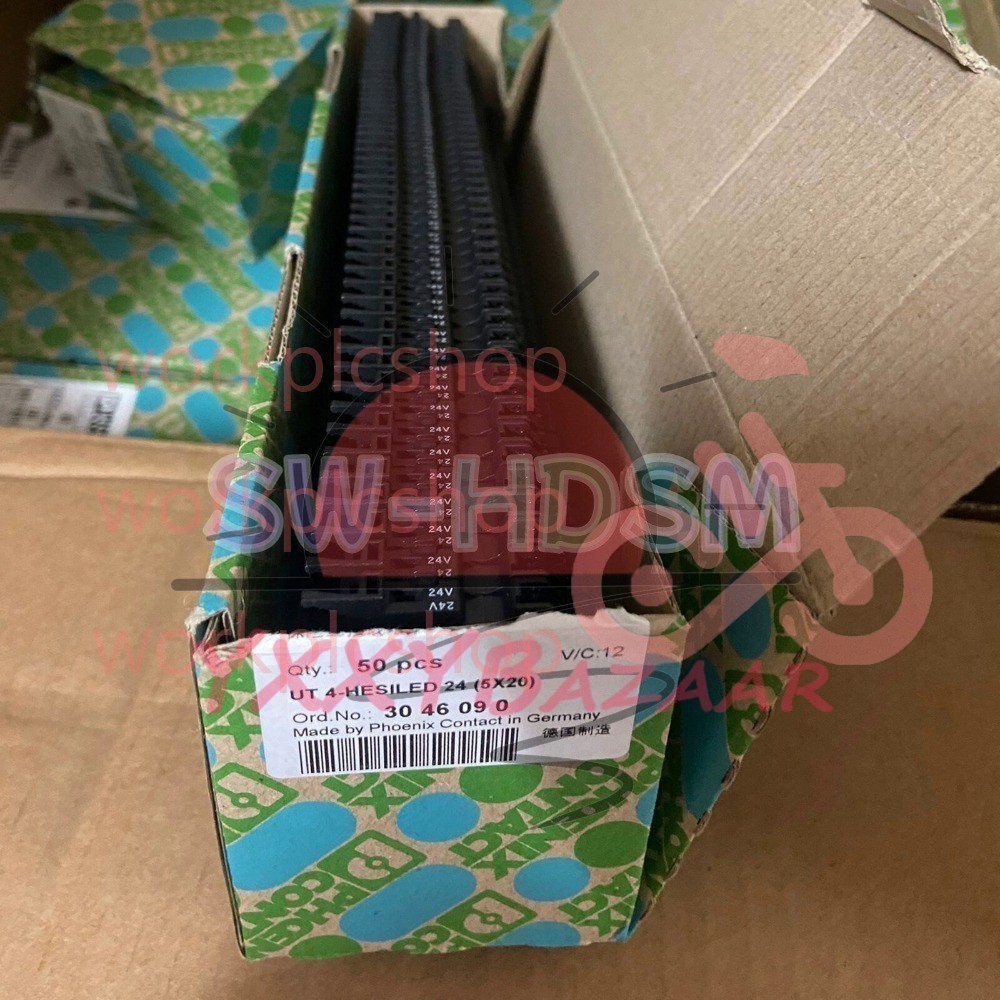 50PCS New For Phoenix Contact 3046090 UT 4-HESILED 24 (5X20) fuse terminal
