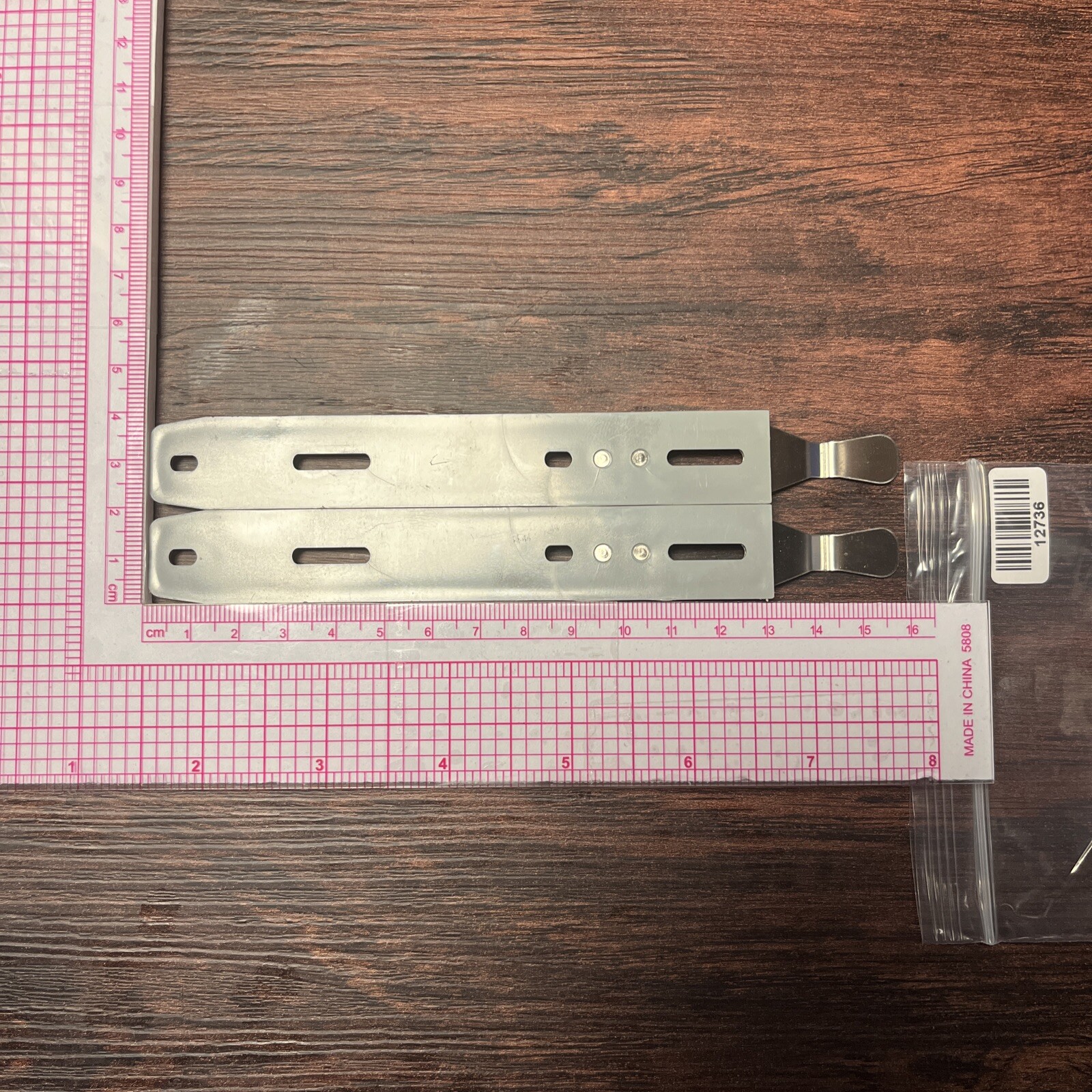 3.5" or 5.25" Drive Rails Pair For Vintage Computer System (Unknown) Case