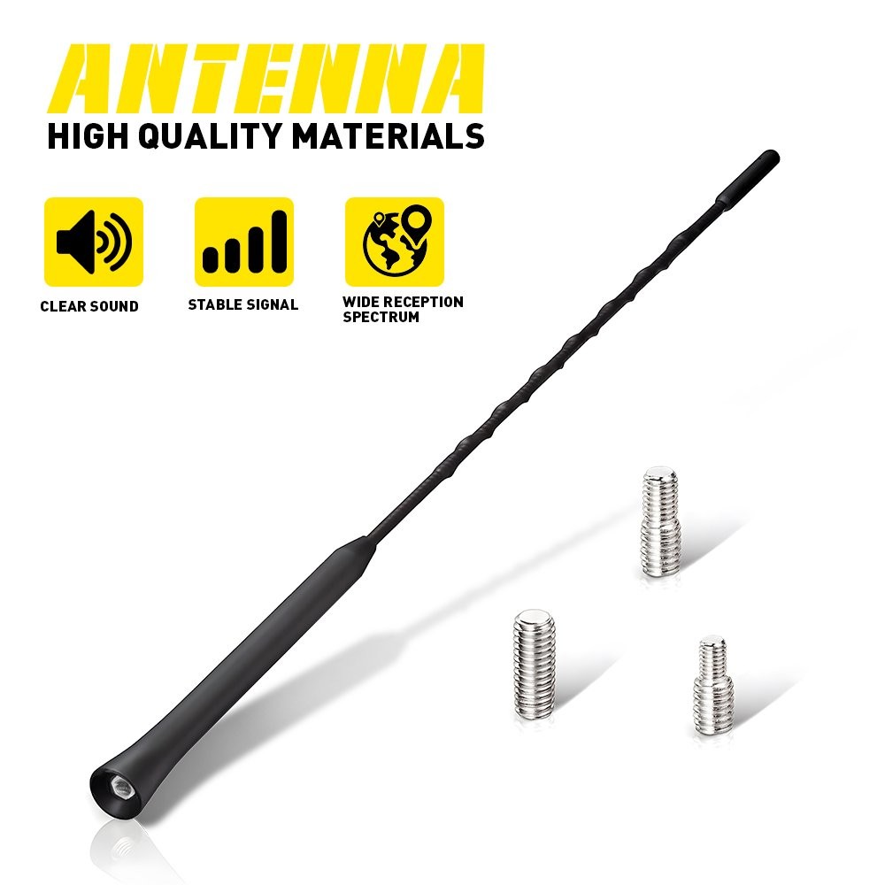 12" Antenna Black for Mini Cooper Hardtop 2002-2023 Clubman 2008-2016 P