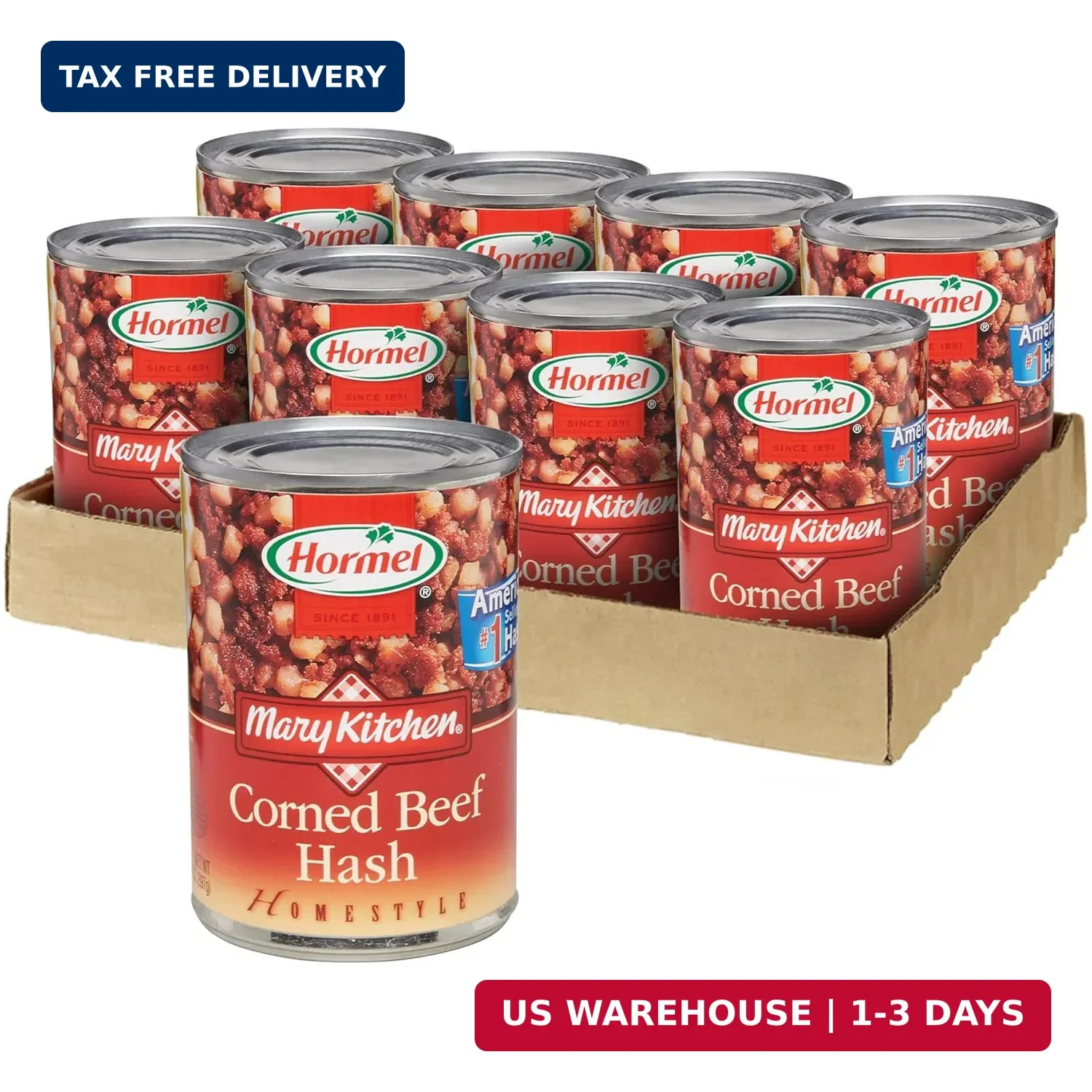 Mary Kitchen Hash Corned Beef Hash 14 oz (8 Pack)