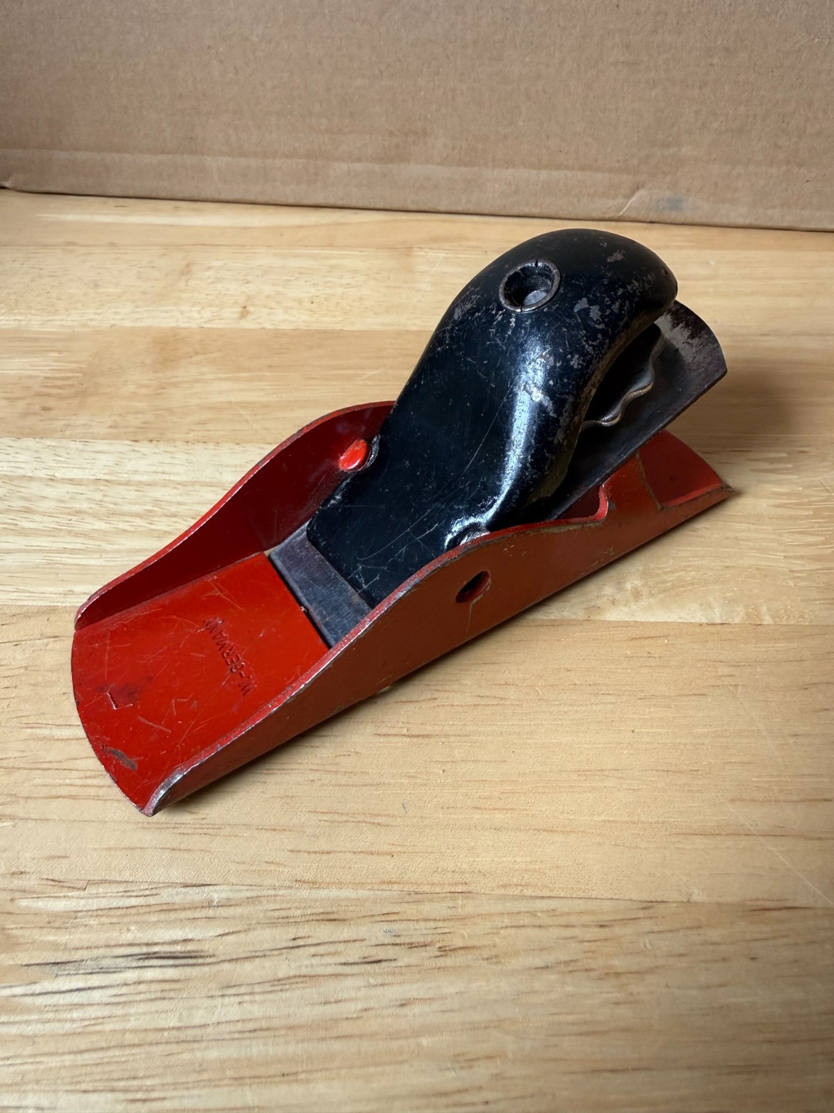Vintage West Germany Planer Red