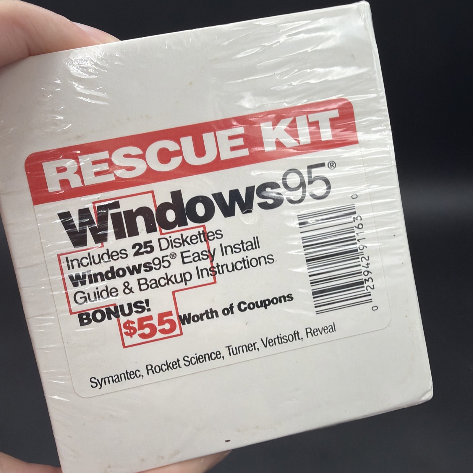 VTG Windows 95 Rescue Kit 25 Floppy Diskettes Easy Install Guide and Backup NEW