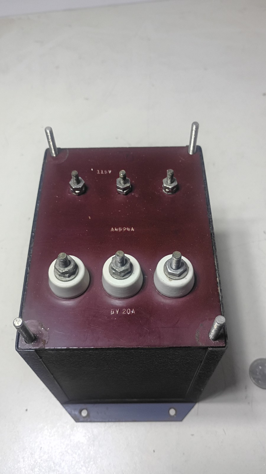 Nice Working Audio Development Co. A4594A Transformer In: 115vac Out: 5vdc/20A