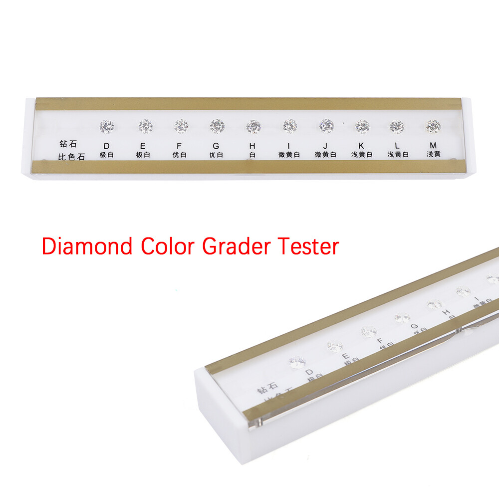 Diamond Color Grading Color Tester Tool GIA Master Set D-M Colorimetric 10 US