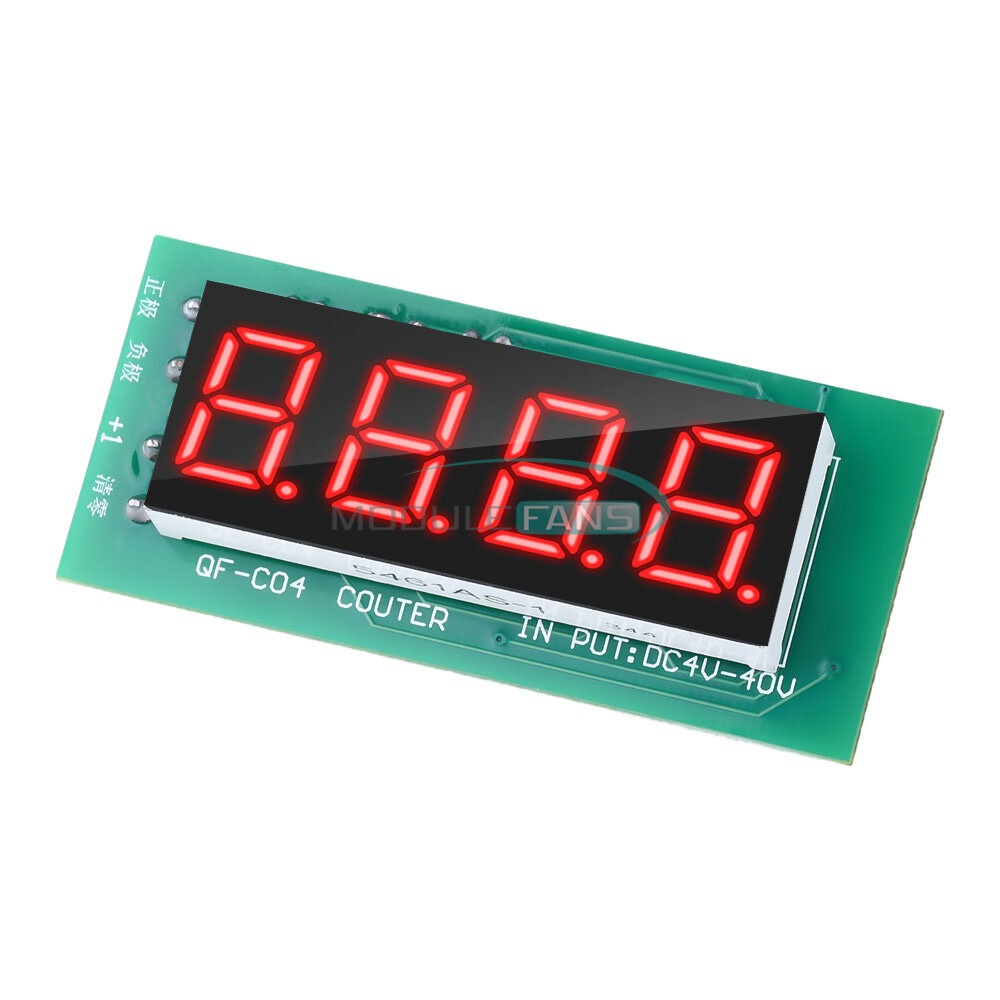 Digital Display 4 Digit Counter Module 0-9999 Counter Module W/ Memory Function