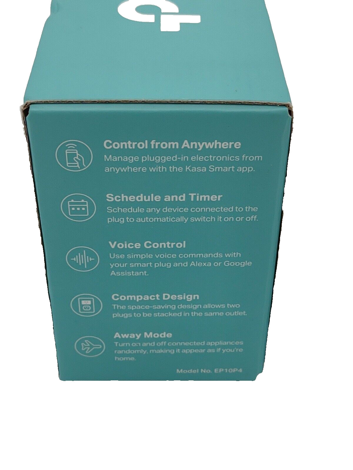 TP-Link Kasa Smart EP10P4 - Smart Plug Mini 15A Open Box