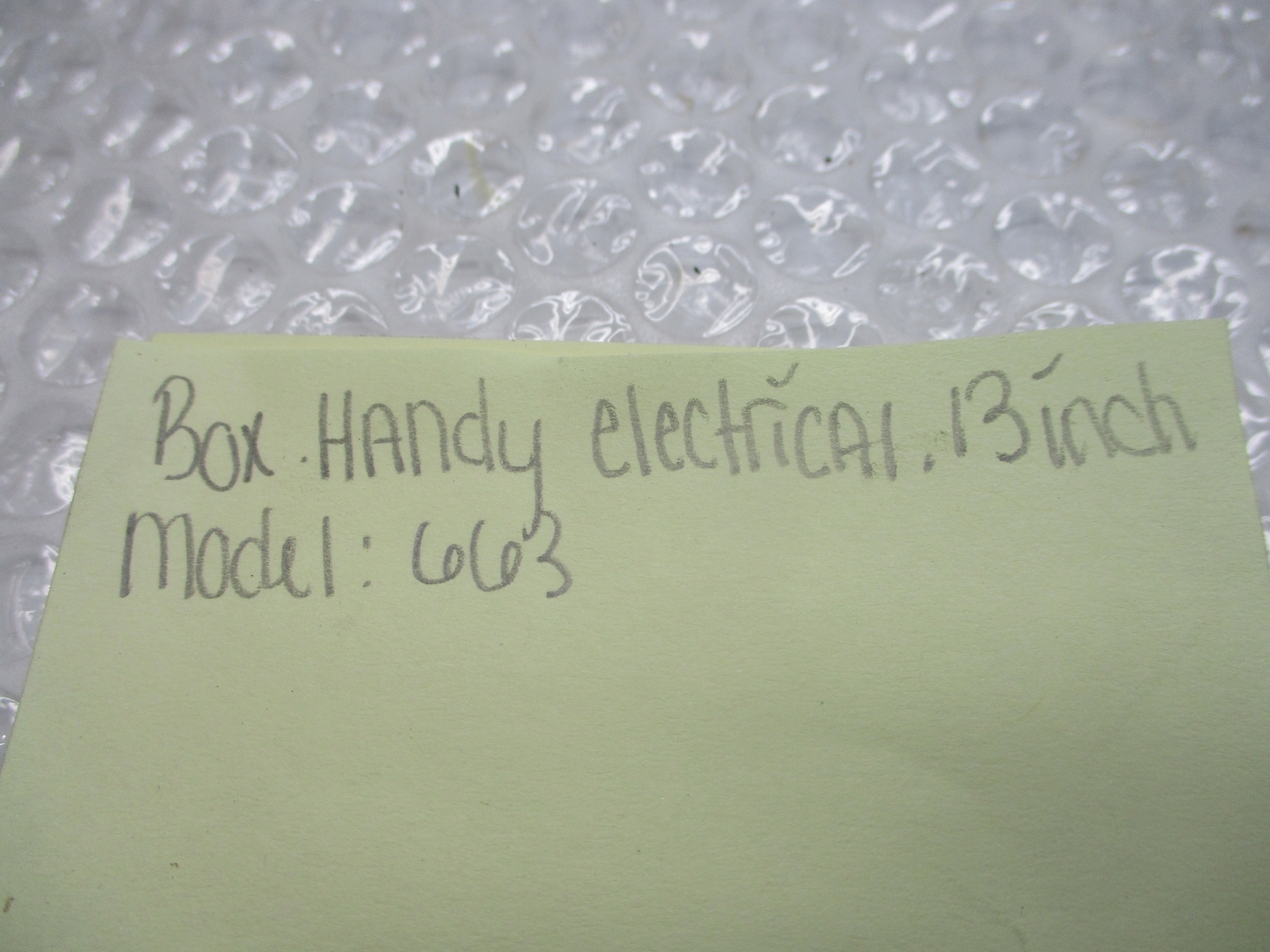 RACO 663 ELECTRICAL HANDY BOX 13" NSNP