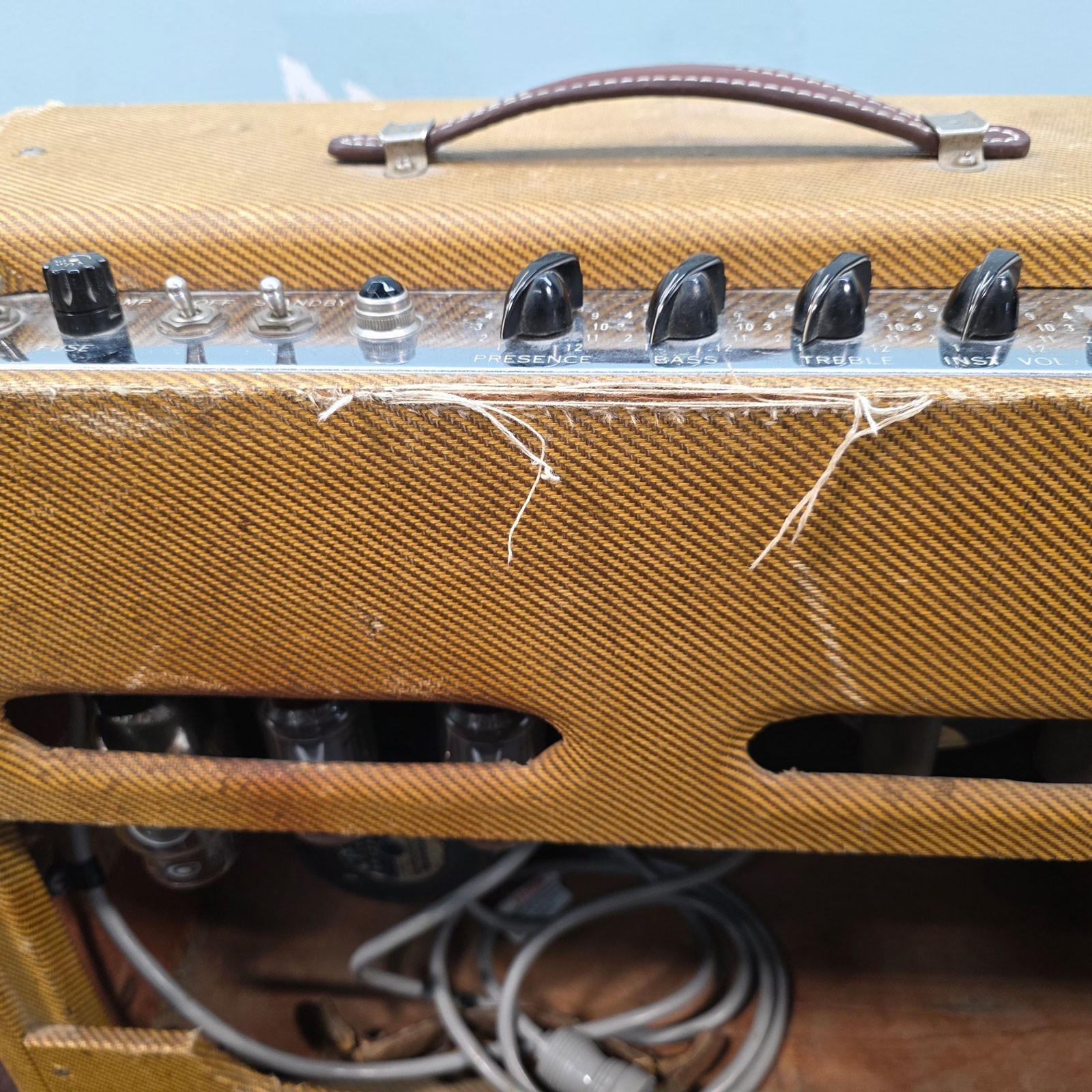 Fender 1957 Super Amp Narrow Panel 5E4 (624) USED *VINTAGE*
