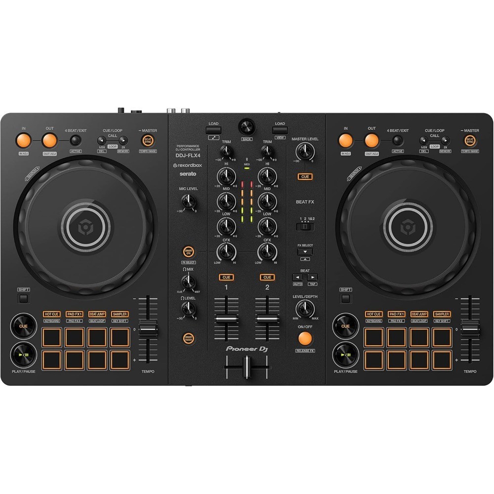 2-Deck Professional DJ Controller for Rekordbox and Serato Software