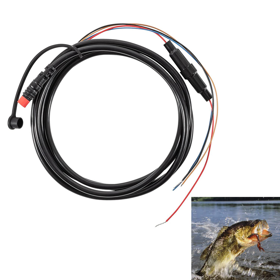 010-12199-04 Power/Data Cable 4-Pins for Garmin Striker Echo Striker Plus