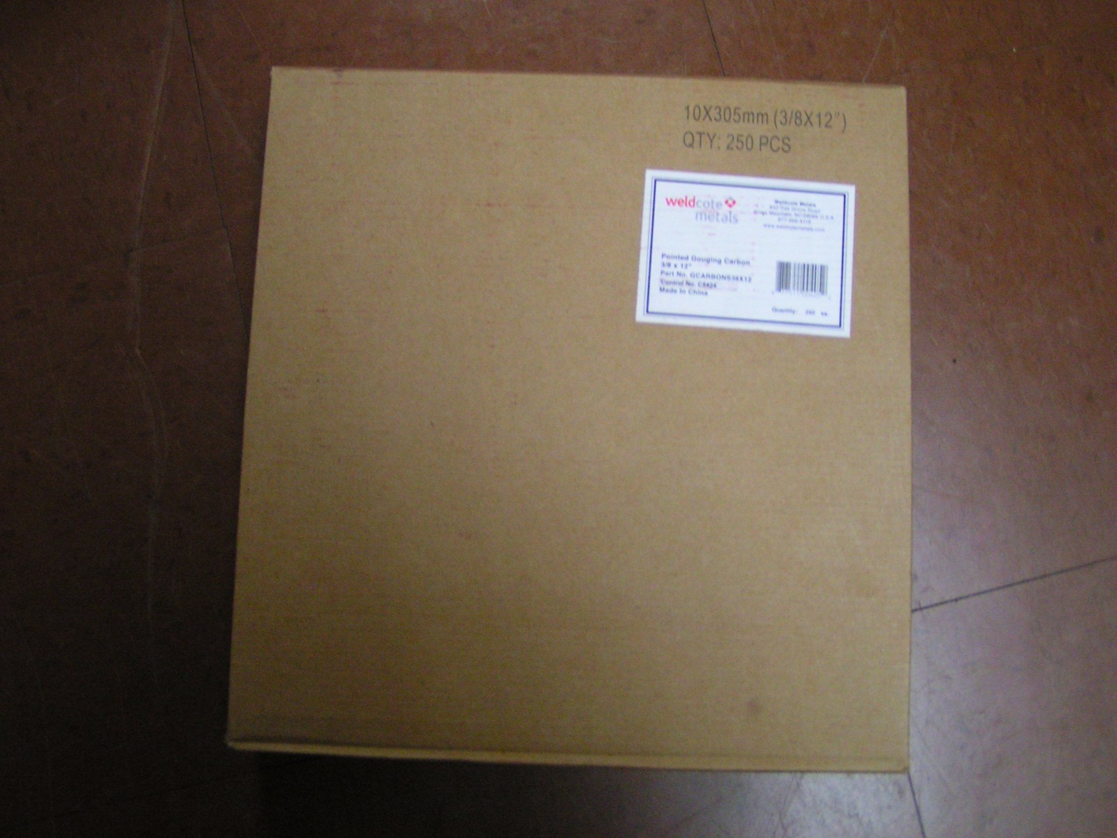 3/8" x 12" Carbon Gouging Rods Copperclad DC Electrodes 250pc