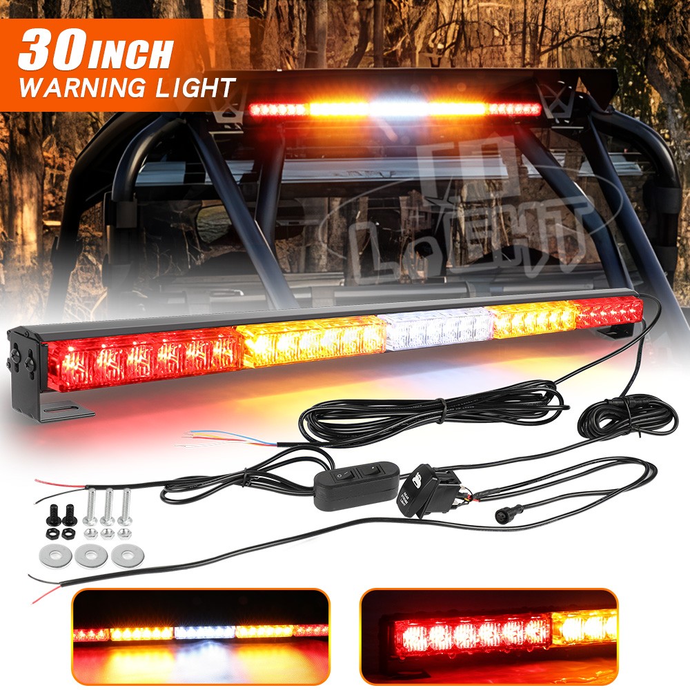 Slim 30inch UTV Chase Light Bar LED Reverse Fit 2017-2025 Can-am Maverick X3 MAX