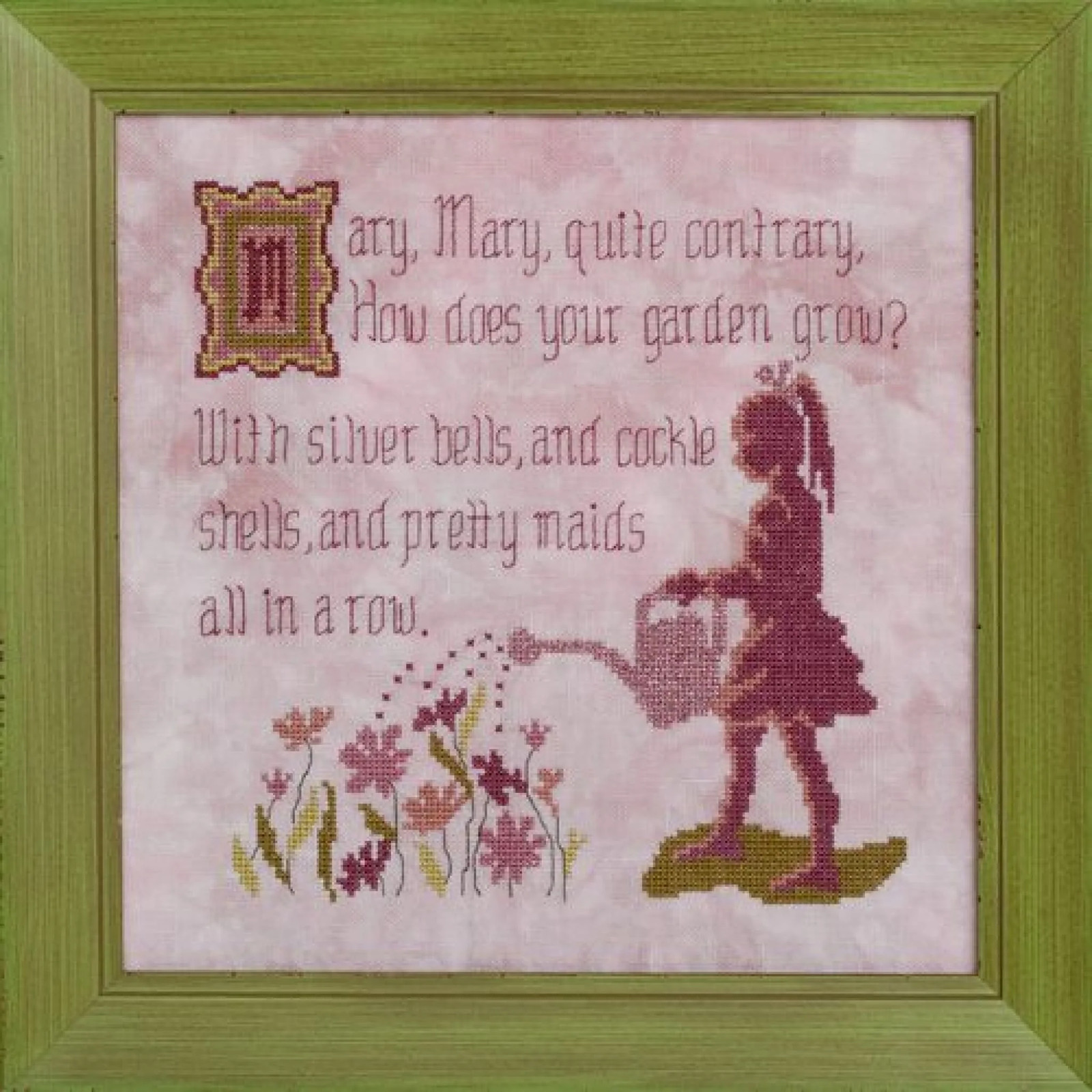 Mary, Mary Quite Contrary GP-253 by Glendon Place cross stitch pattern
