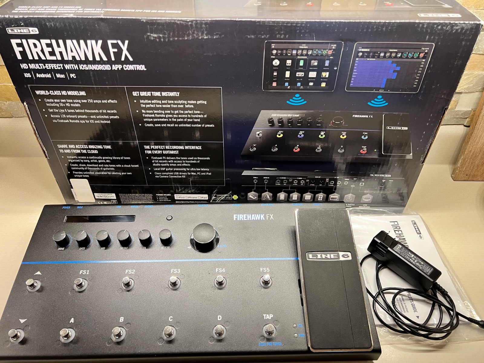 Line 6 Firehawk FX Multi-Effects Guitar Effect Pedal w/Original Box