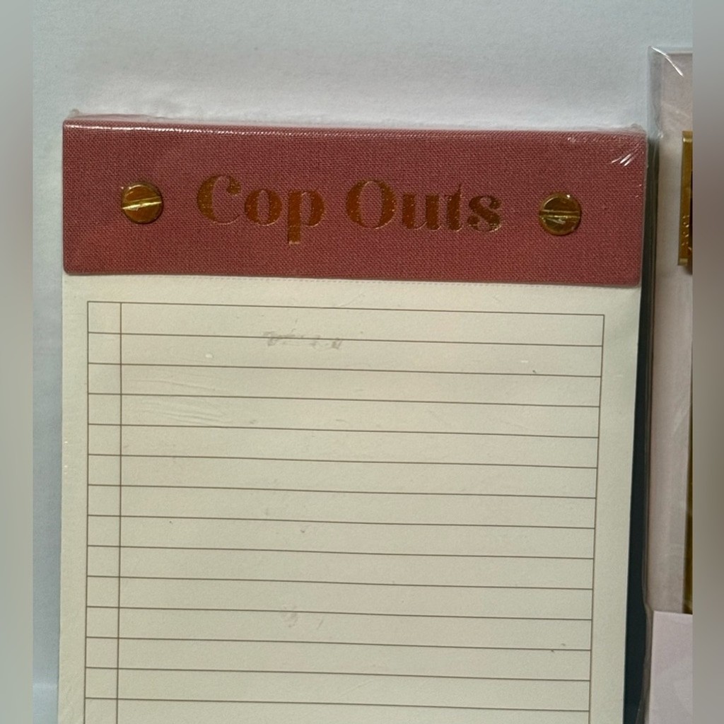 ban.do Jotter Pen Set + “Cop Outs” Notepad Bundle – New