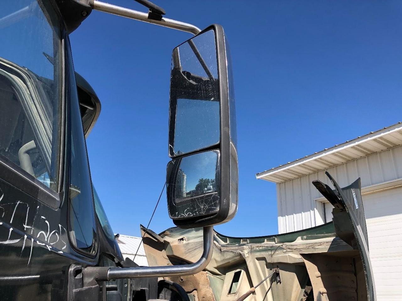 2007-2018 International PROSTAR POLY/STAINLESS Right/Passenger Door Mirror  Used