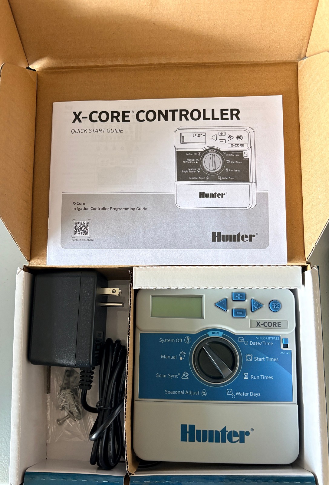 *NEW* Hunter Industries Hunter X-Core 6 Xc600I Indoor Sprinkler Timer 6 Zone