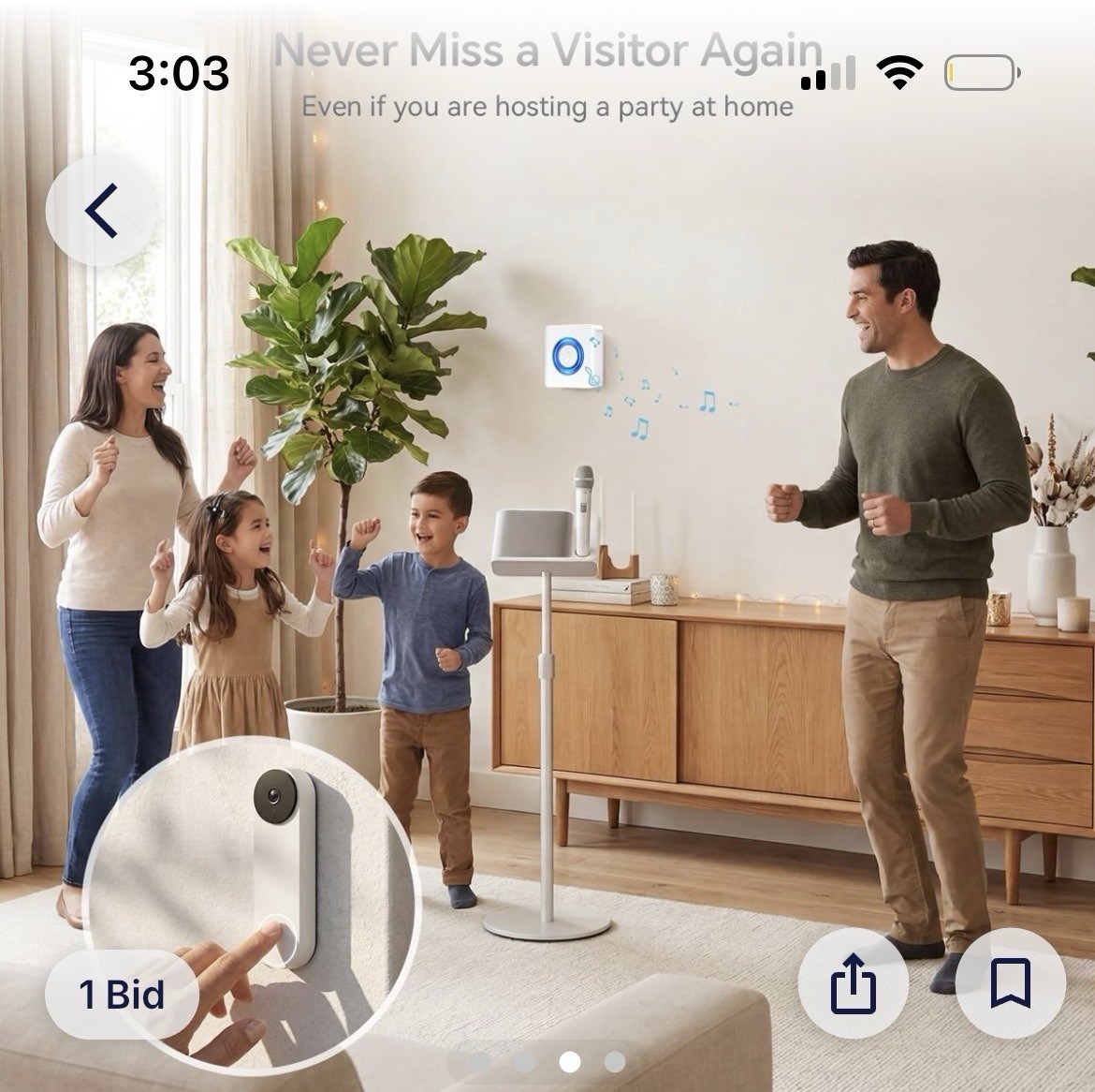 seektain wireless doorbell chime
