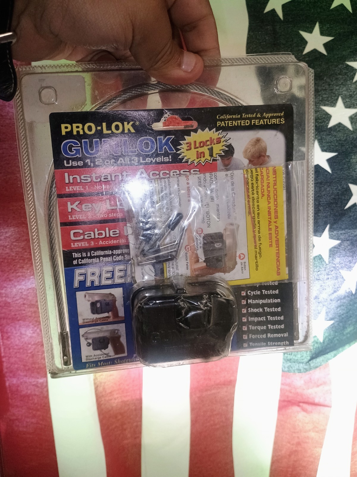Pro-Lok Gunlok Trigger and Cable  Lock GL650KD Meets CA
