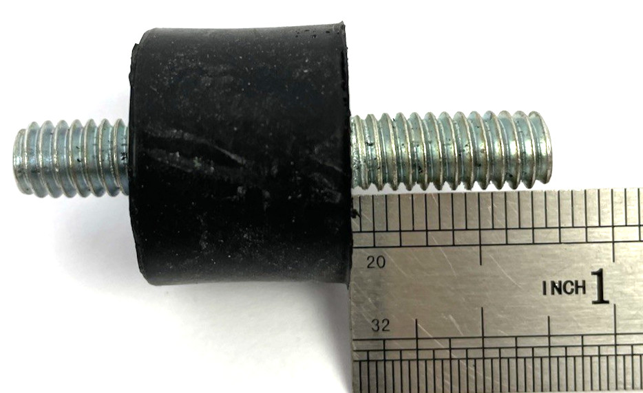 4-Rubber Vibration Noise Mounts 1/4"