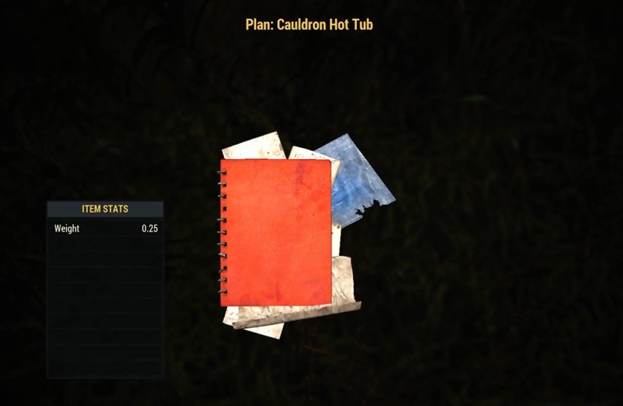 (Xbox) Cauldron Hot Tub Plan