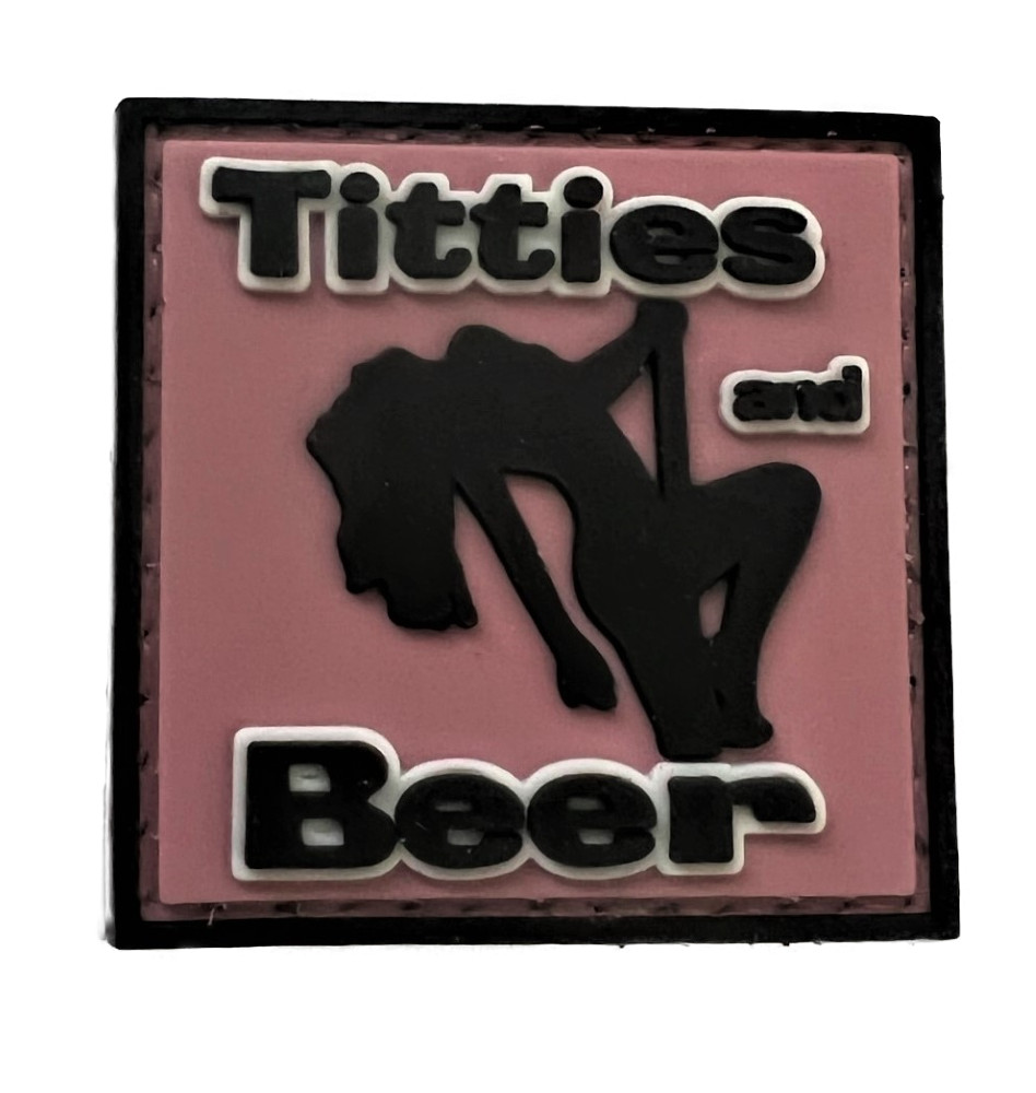 Ti**ES & BEER PVC Patch (Recon PJ SEAL Special Forces Ranger SOI SEAL Topgun 278
