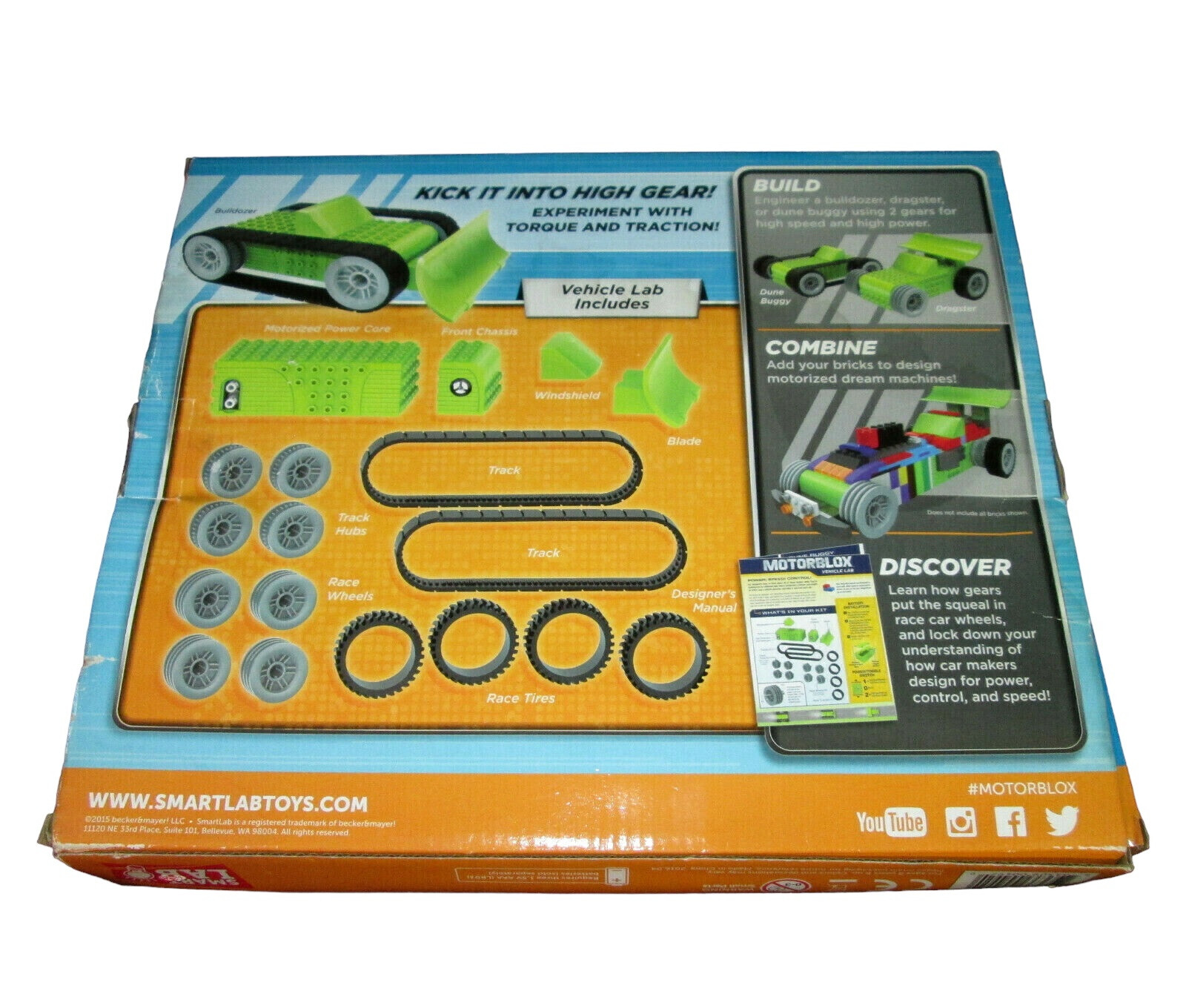 Motorblox SmartLab Vehicle Lab Kit Motorized Vehicles 3 Styles Sealed STEM