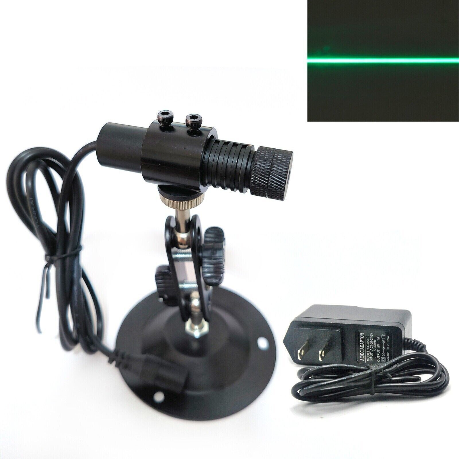 8 hours 520nm 50mW Green Line Laser Module Sawmill Sewing Building Alignment