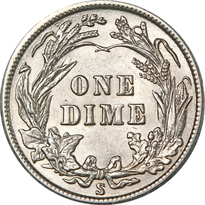 1916-S Barber Dime